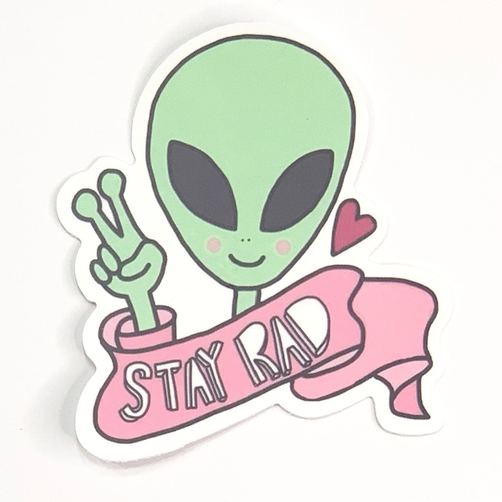 Alien Vinyl Sticker